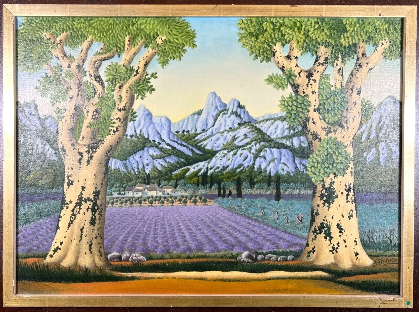 Gyorgy STEFULA "Lavender Field" Collectible! #112