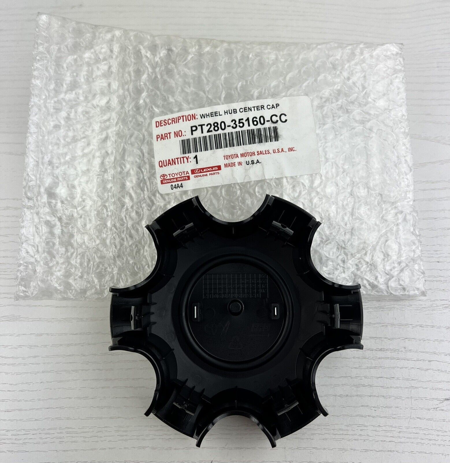 16-22 Toyota Tacoma OEM Center Cap 42603 YY290 (NEW) Charcoal PT280-35160 -CC