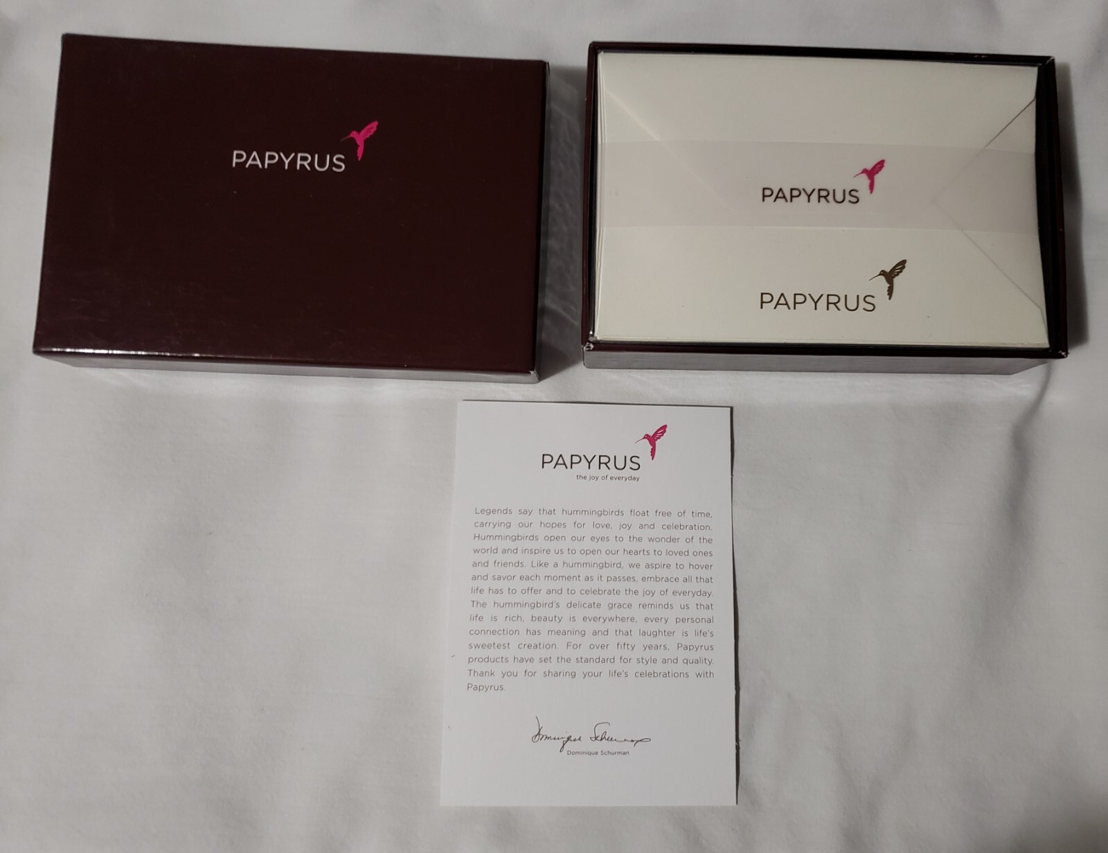 NIB Papyrus Parchment 50 Envelopes Stationery Ivory