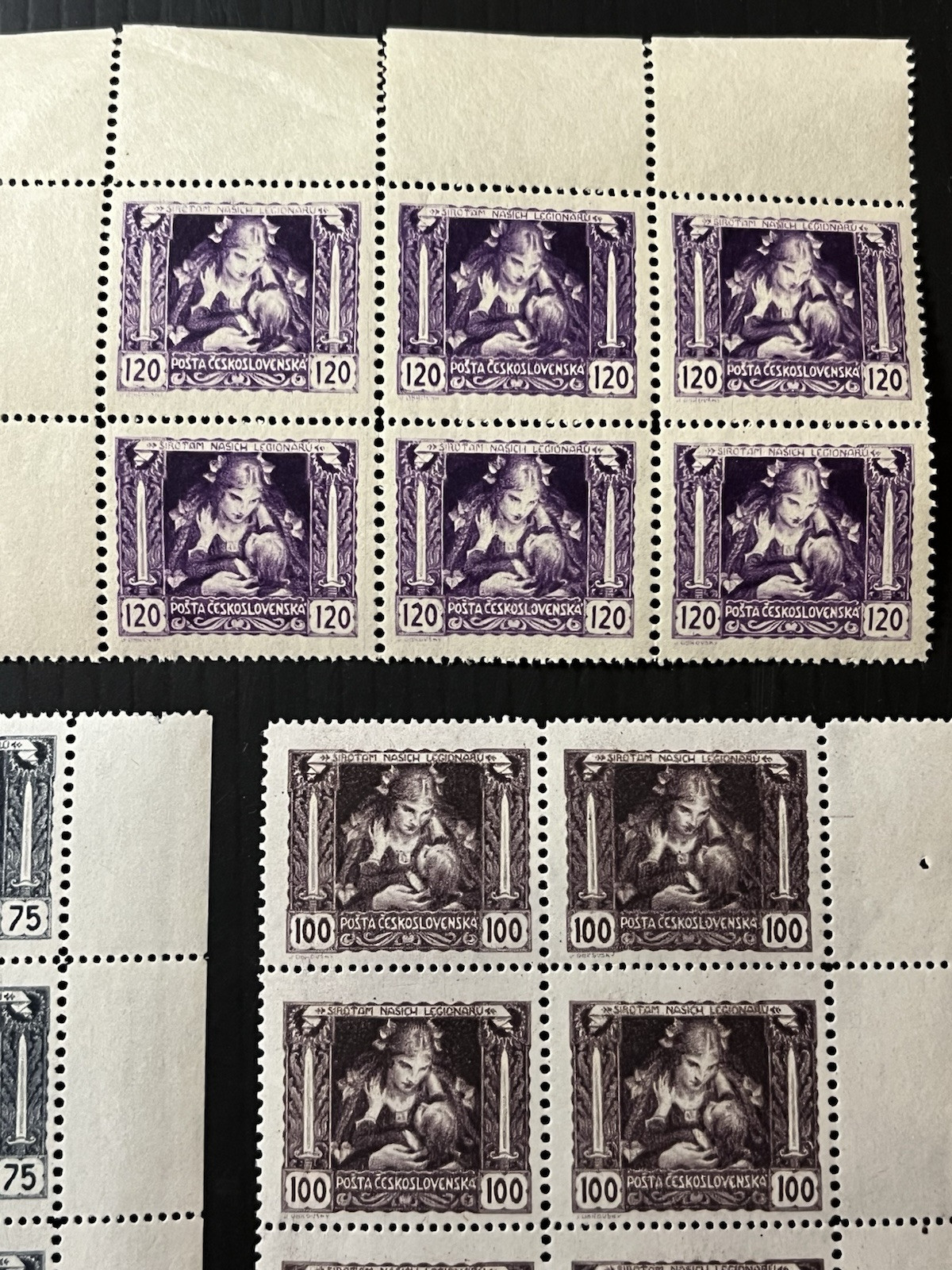 CZECHOSLOVAKIA - 1918/1919, Collection of several Blocks - MNH