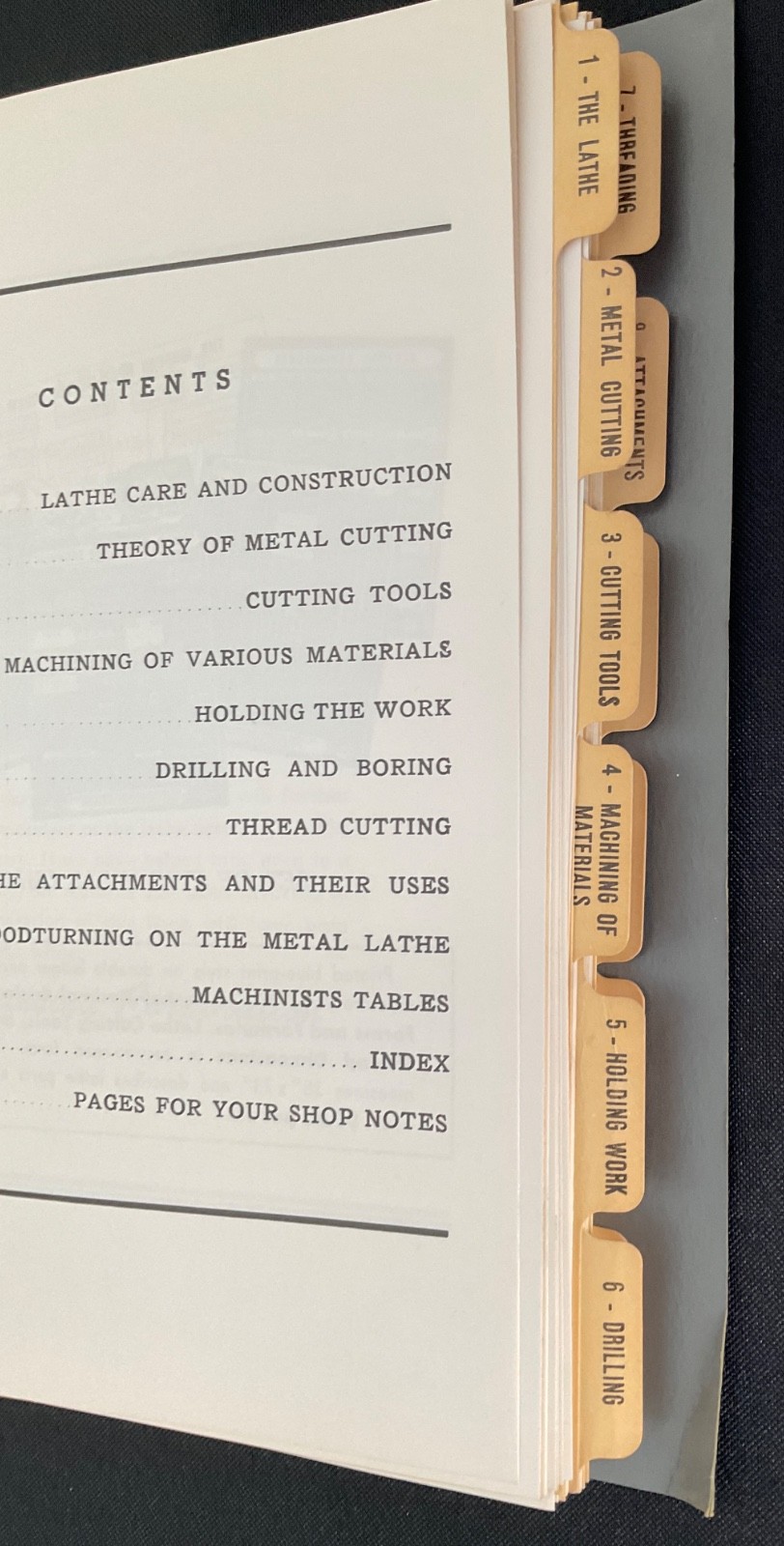 Vintage Atlas Manual of Lathe Operation & Machinist Tables Book 🇺🇸 Nice!