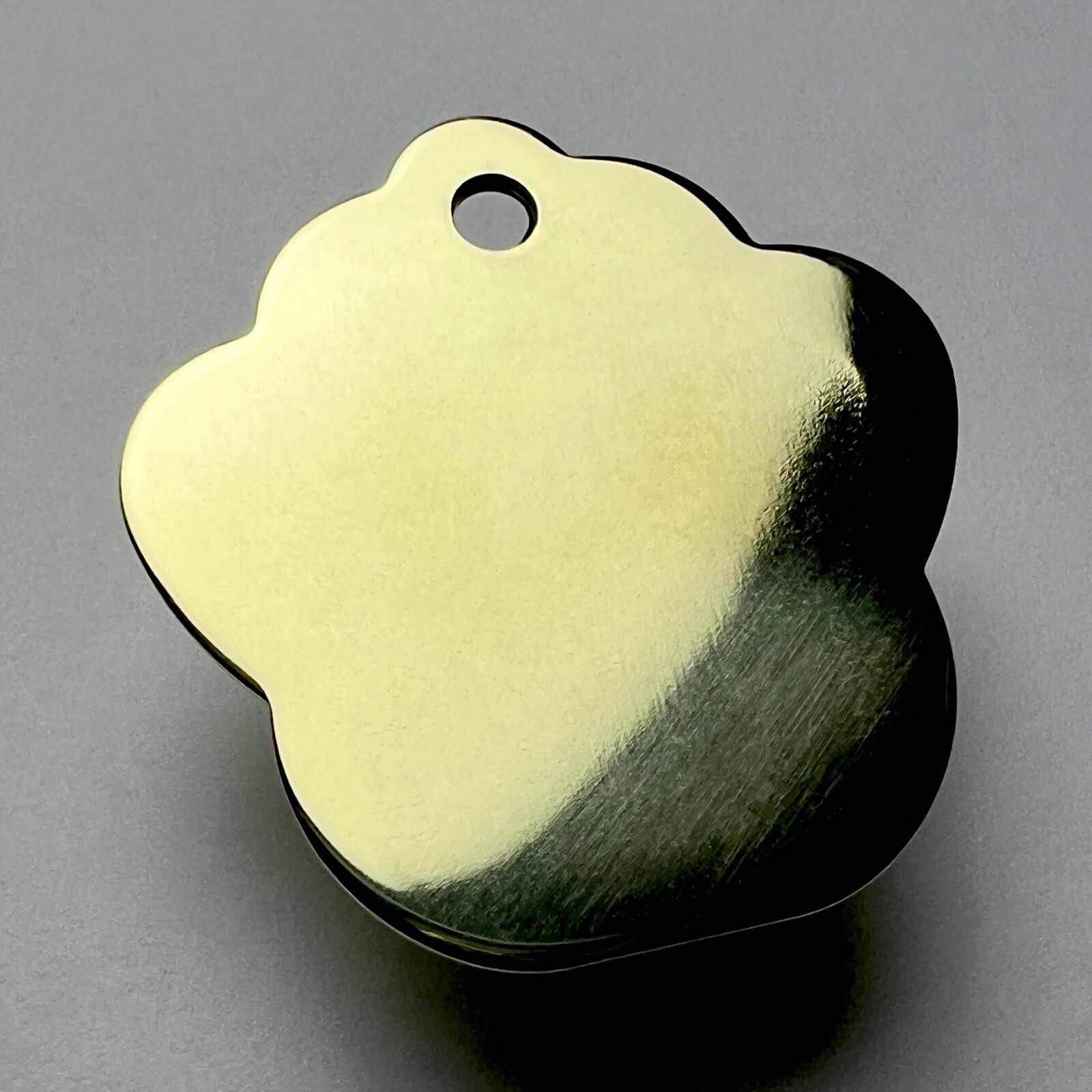 Custom Engraved Dog Tags Personalized Dog Collar Pet Tags Engraved ID BRASS PAW