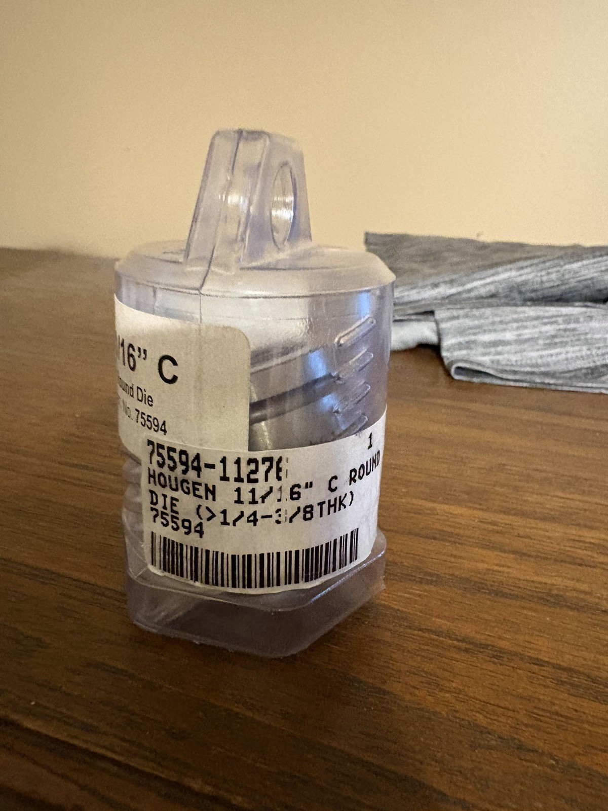 Hougen 75594  11/16" C Round Die ( 1/4-3/8THK)