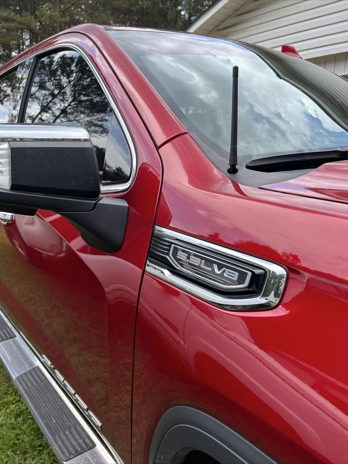 7" Short Black Rubber Antenna Mast Radio AM/FM for Chevrolet Silverado 2006-2025