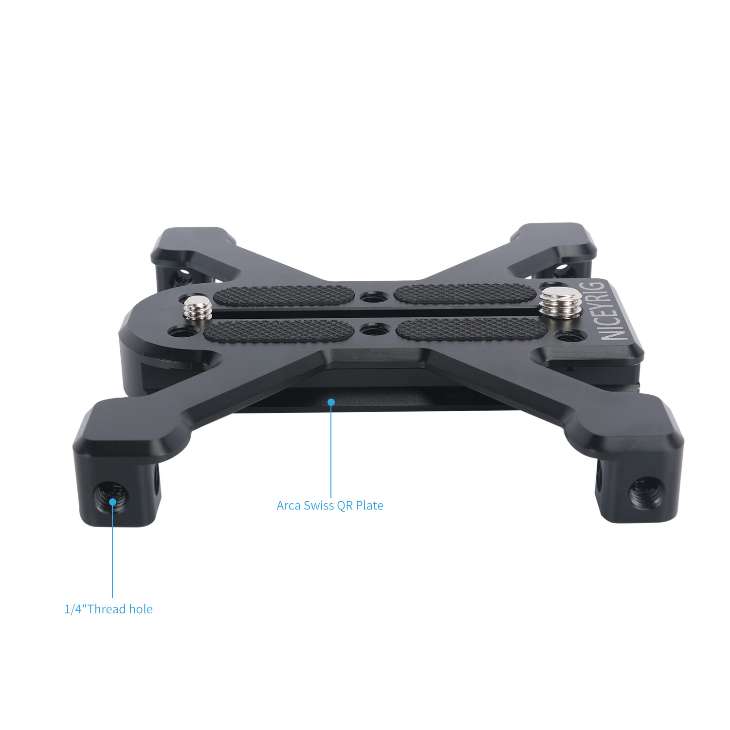 NICEYRIG Arca Tripod Swiss Quick Release Plate Baseplate Support For DSLR Camera