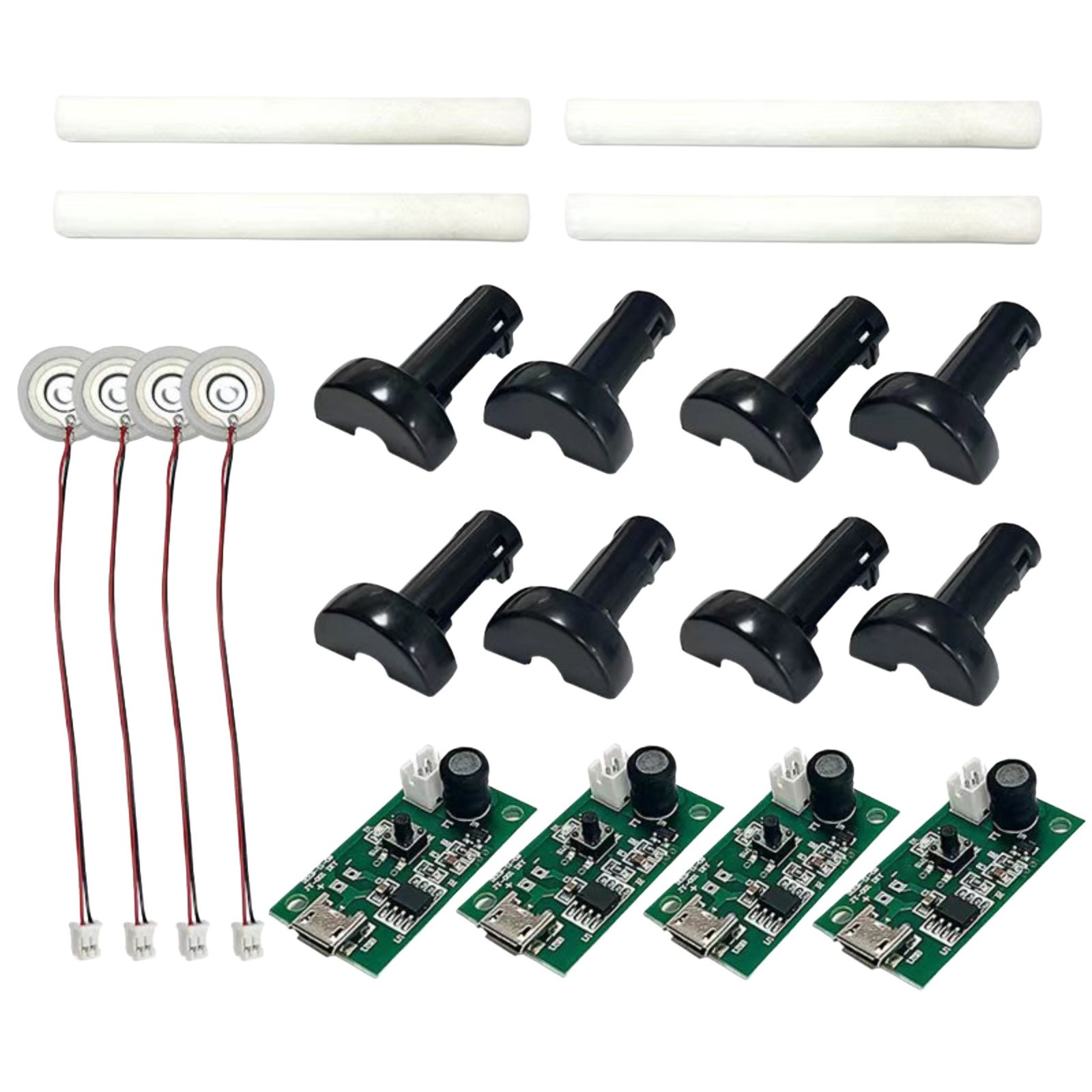 For DIY Humidifier Upgrade 4PCS USB Ultrasonic Fogger Driver Board Set Durable