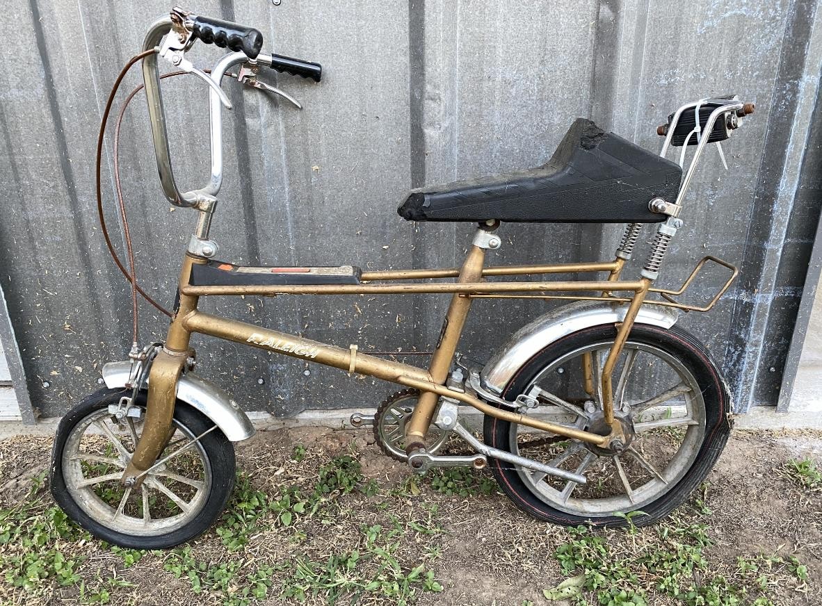 vintage Raleigh TOMAHAWK 16" 3 speed Muscle BIKE bicycle Mag wheels
