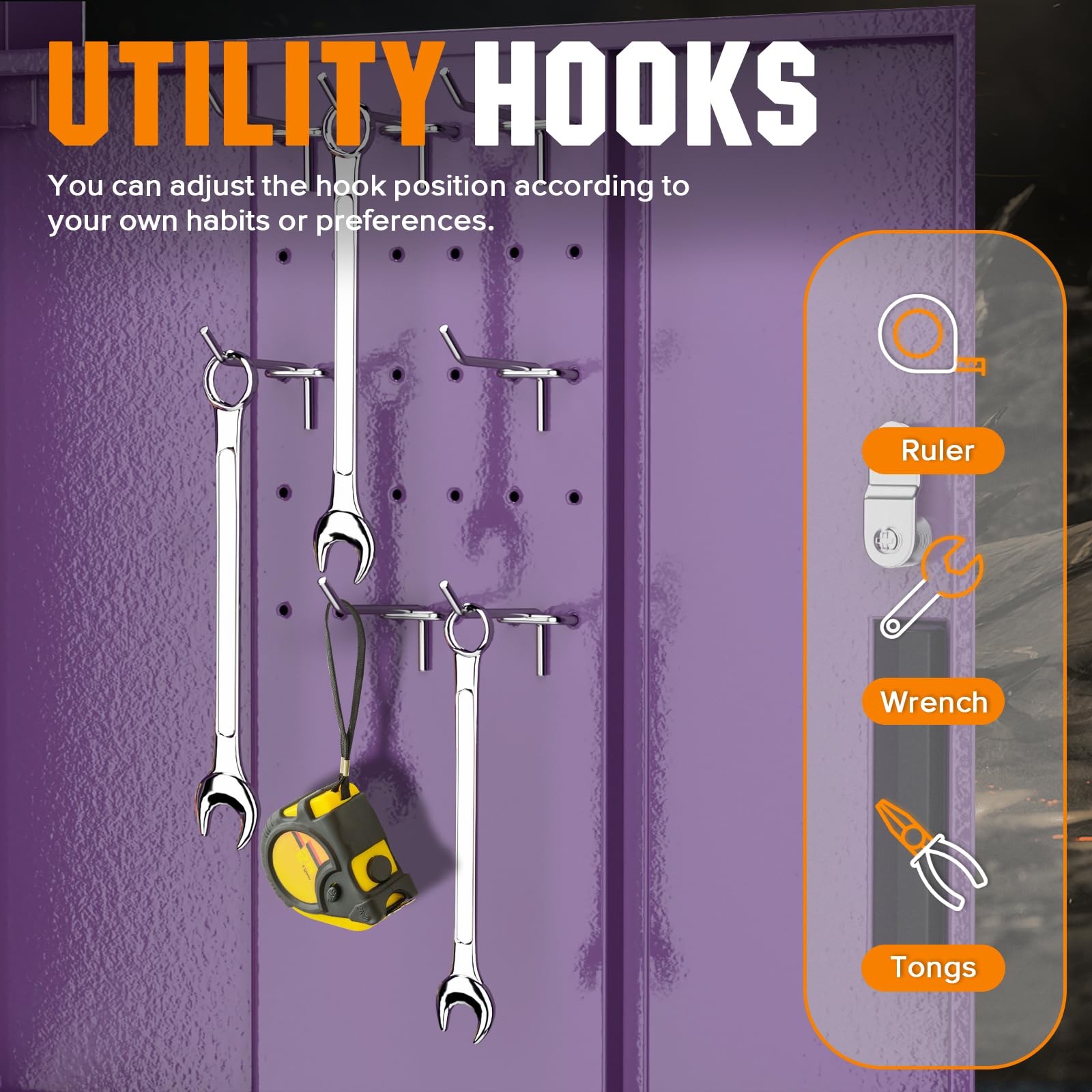 5-Drawer Rolling Tool Chest with Wheels, 2-in-1 Detachable Tool Box with Drawers