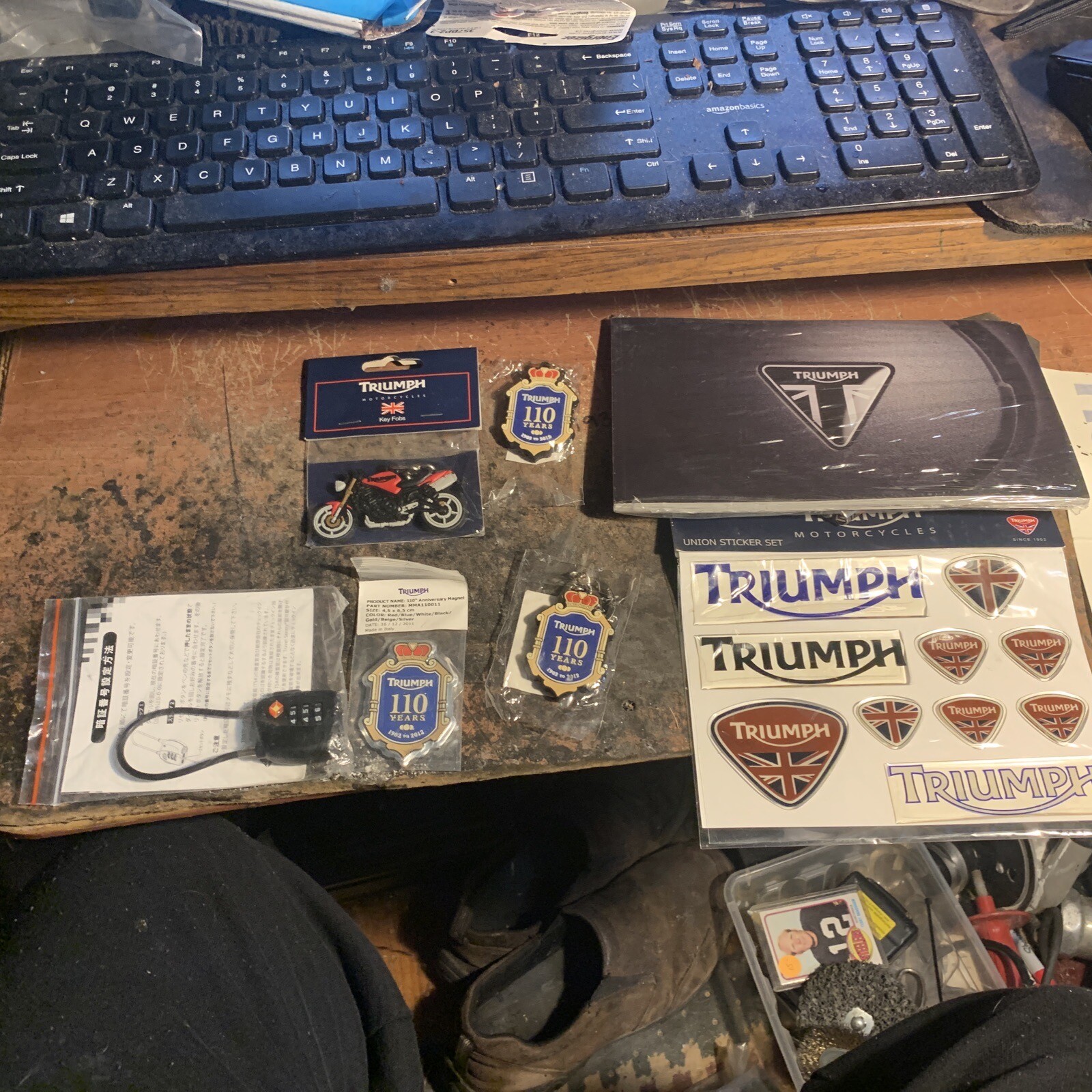 Triumph motorcycles 110 YEAR ANNIVERSARY OWNERS ACCESSORY KIT