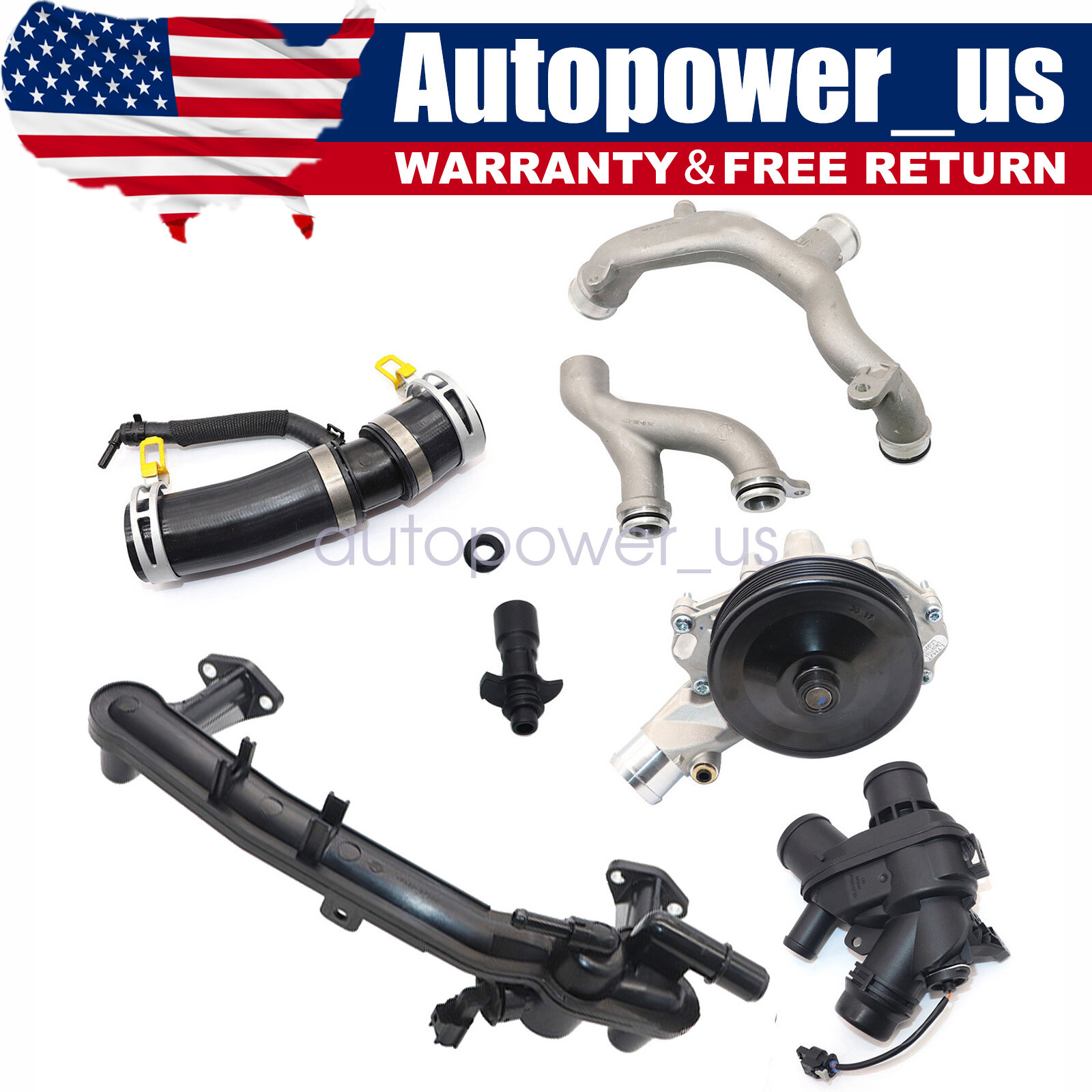 For Jaguar Land Rover Cooling System Upgrade Kit 3.0L V6 Supercharged Engine