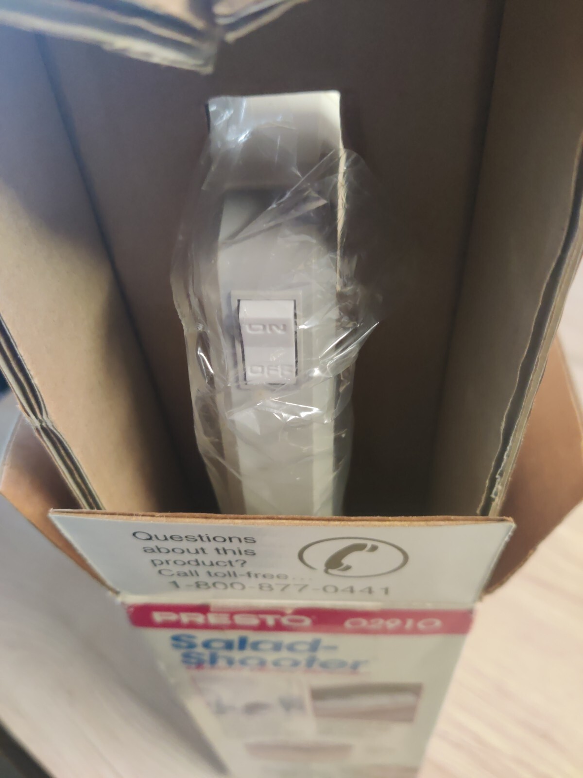 Presto 02910 Salad Shooter Electric Food Slicer Shredder New Open Box