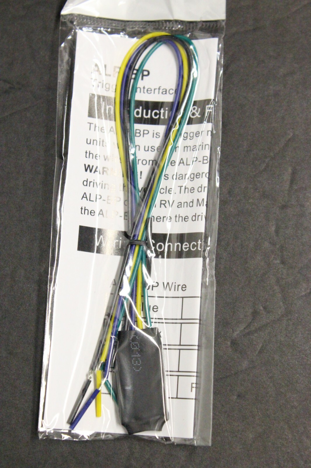 50 pcs Parking Brake Video Bypass interface with Alpine Pioneer, Kenwood DVD