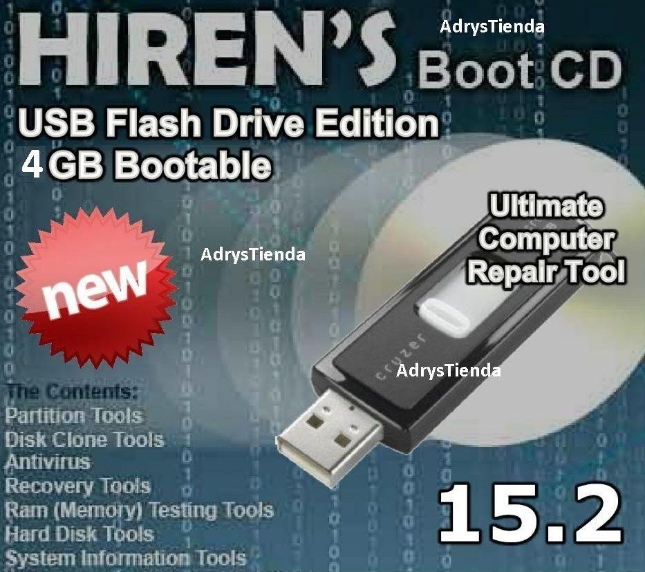 Hiren’s Boot USB 2025 With Recovery Tools Free Same Day Shipping USA