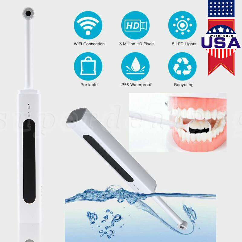 Wireless Oral Dental Intraoral Camera HD 1080p WIFI Endoscope Teeth Mirror ns