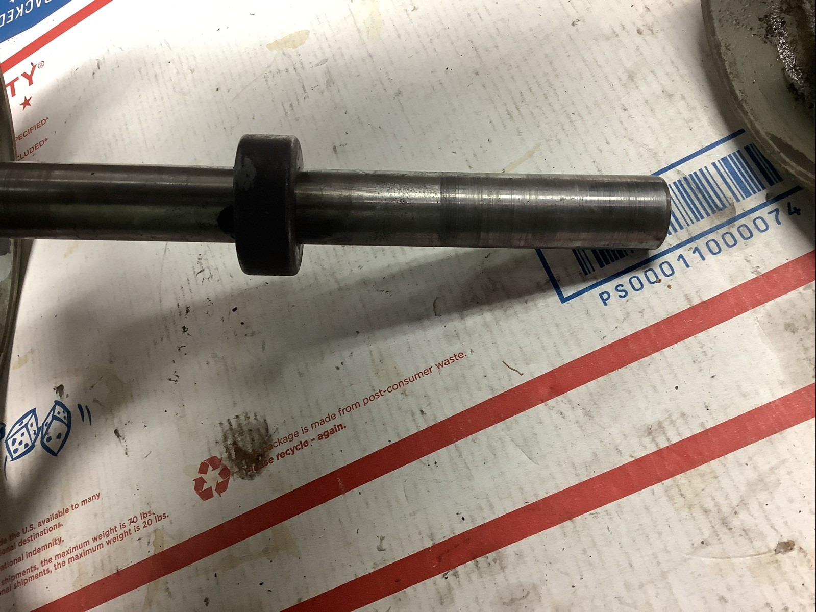 South Bend 9” rear drive countershaft pulleys and shaft