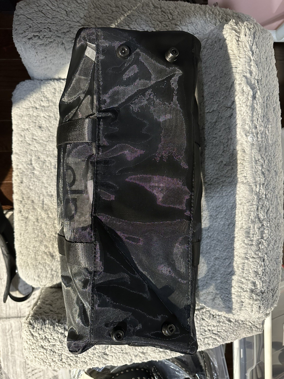 Alo Yoga Duffel Gym Bag Black Travel Shoulder Bag – New With Tags