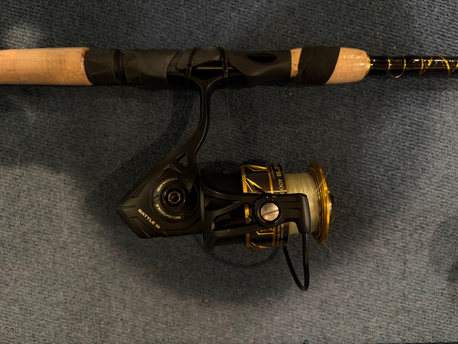 Penn Pursuit Iv 3 Pc Travel Spinning Rod With 4000 Size Reel