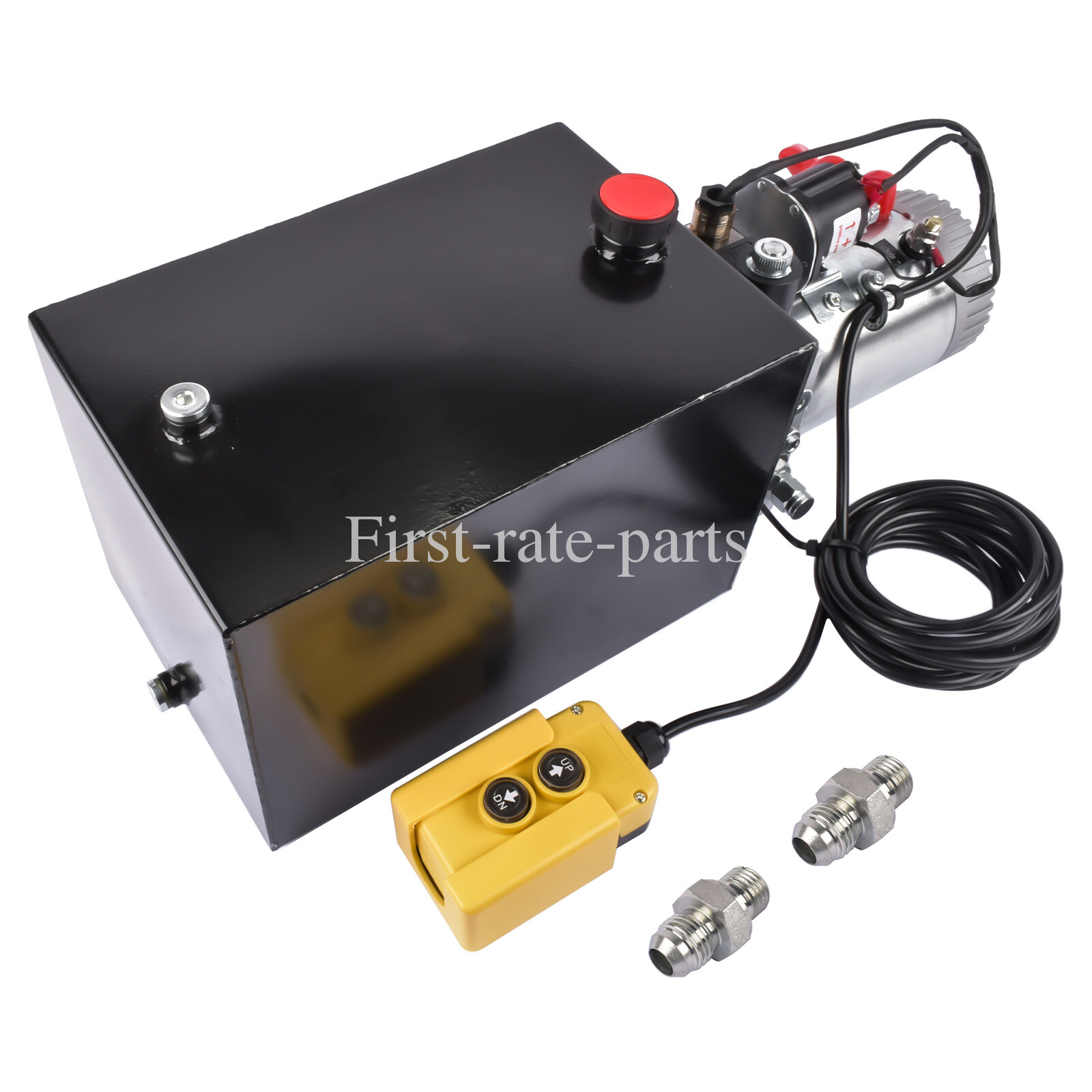 12 Quart Single Acting Hydraulic Pump 12V DC Dump Trailer Hydraulic Power Unit