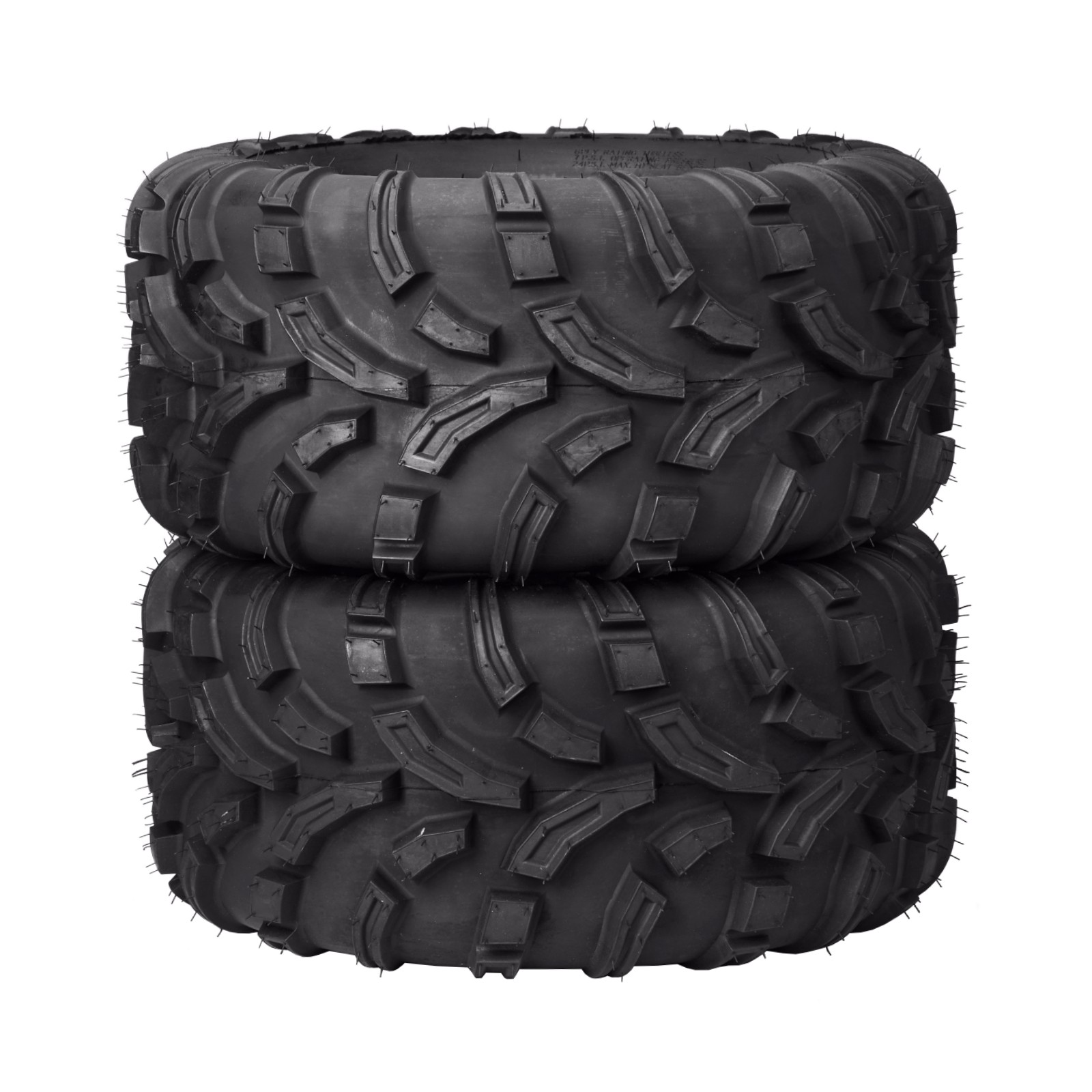 2pcs 24x10-11 ATV UTV Tires All Terrain AT 6 Ply Rated 24x10x11 Tubeless