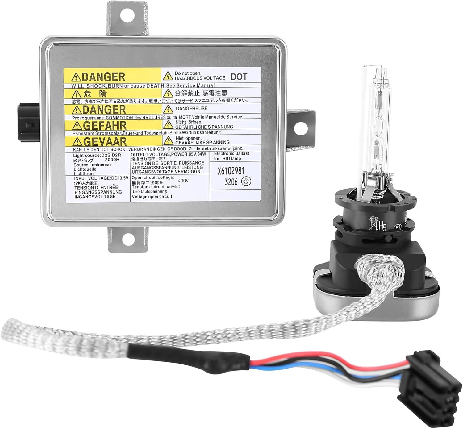 2 Set HID Xenon Headlight Ballast + Igniter + Bulb For 2004-2005 Acura TSX 2.4L