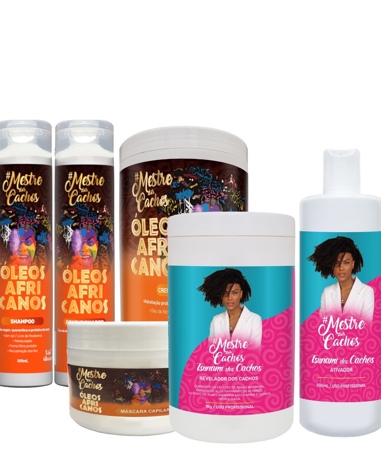 Mestre dos Cachos Tsunami Kit – Brazilian Curl Loosening & Definition Treatment