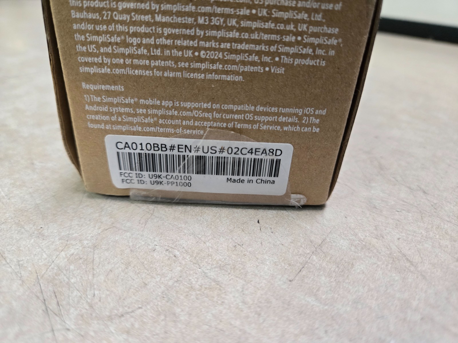 SEALED SimpliSafe Smart Lock Series 2 - Black, Wi-Fi Enabled w/ App & Keypad