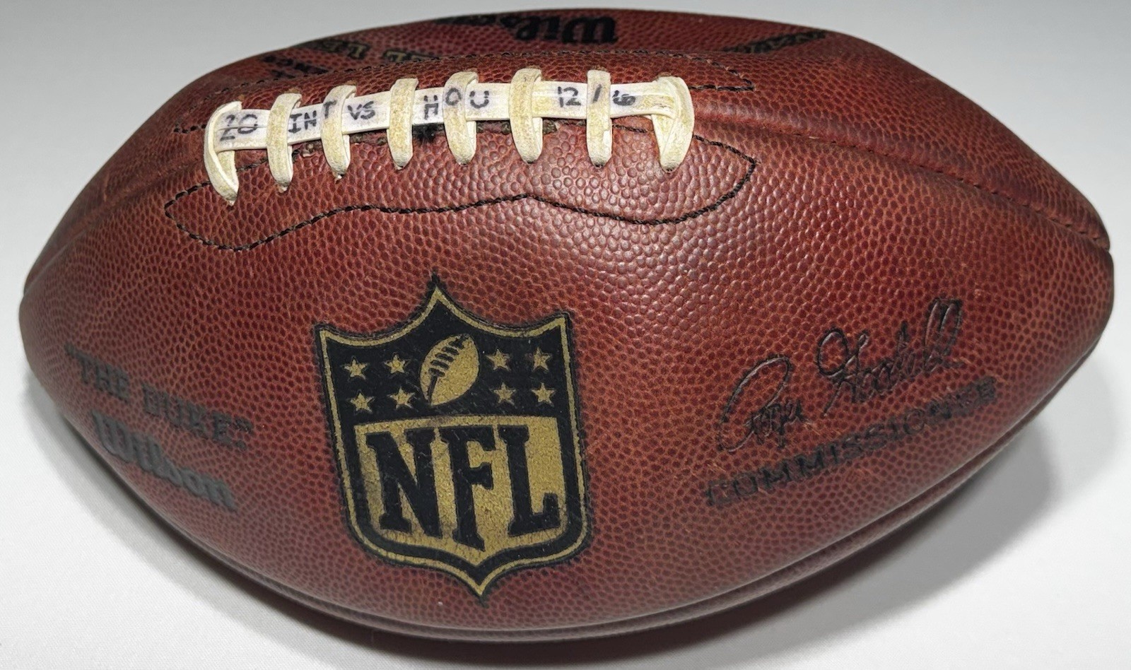 Jaguars Anthony Smith Game Used Career INT #6 12/6/2009 vs Houston Texans