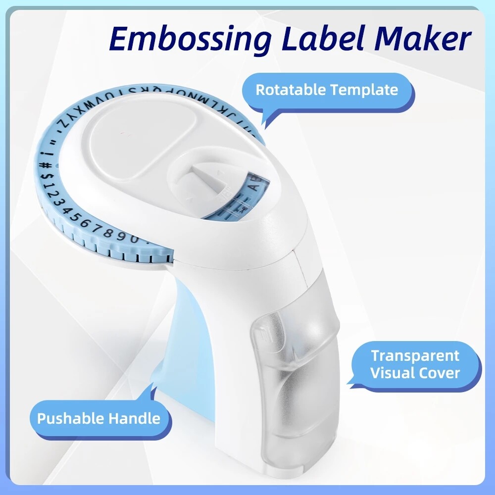 DYMO Embossing Label Maker with 6 DYMO Label Tapes | Organizer Xpress, Pro Label