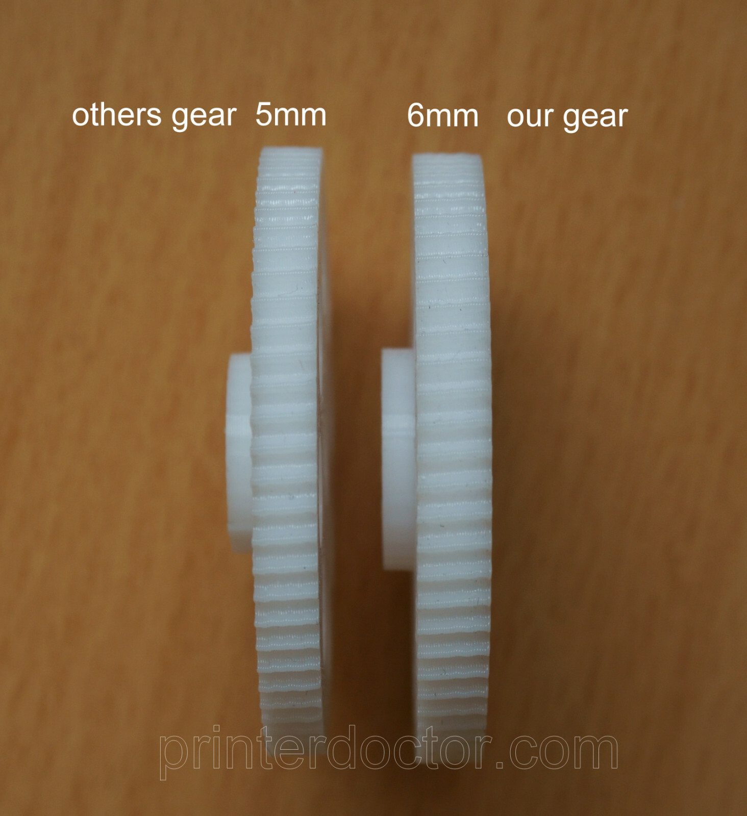 Improved Nylon replacement gear for Hunt Boston model 18 pencil sharpener 296A