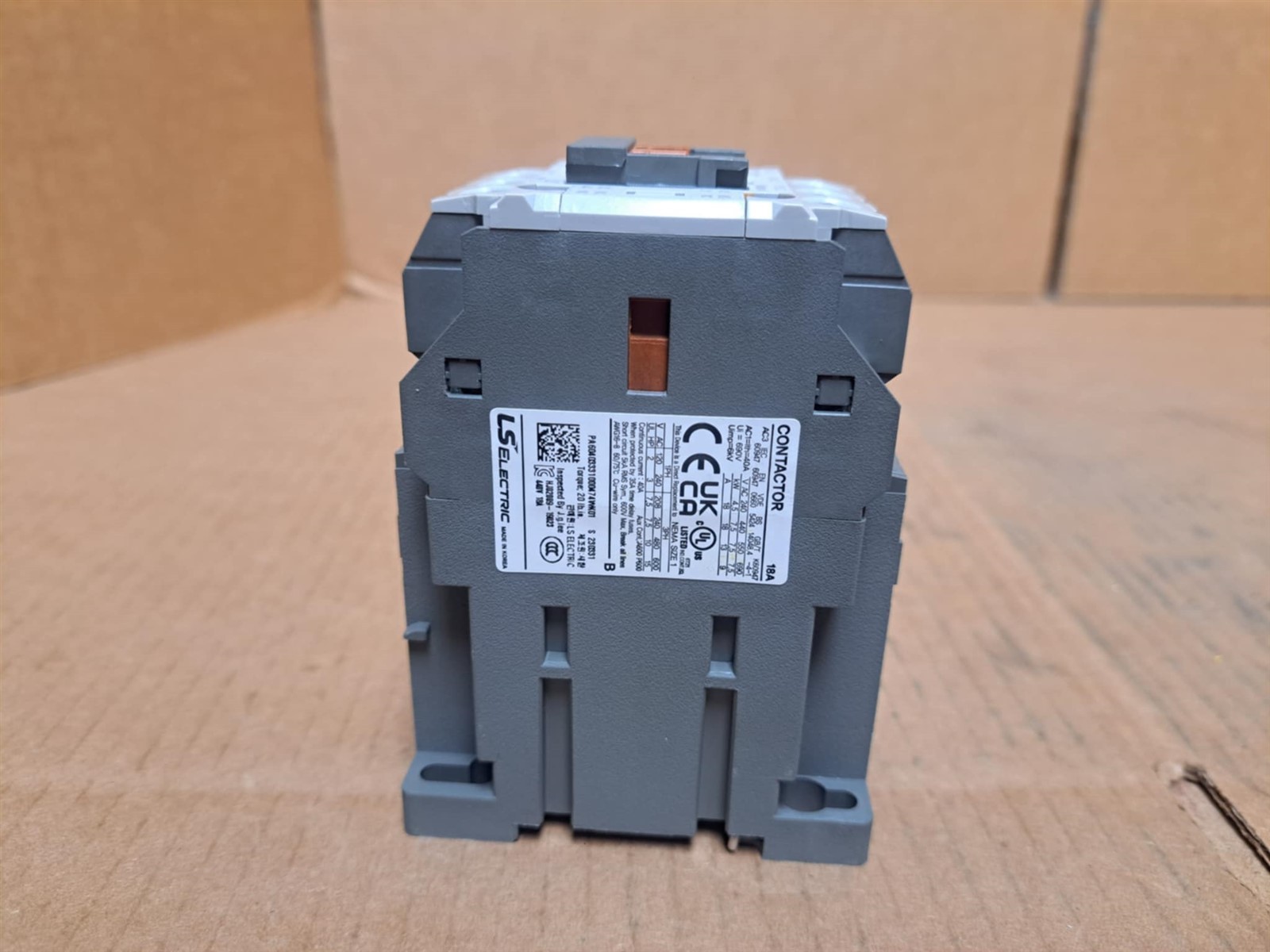 LS Electric Contactor Part No. MC-18b