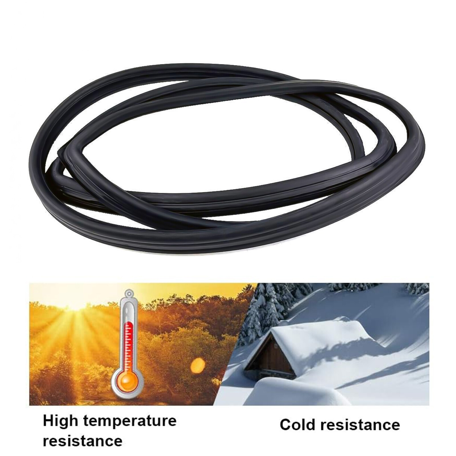 Front Windshield Rubber Seals For Toyota 1984-1988 Hilux 4-Runner LN50 Pickup