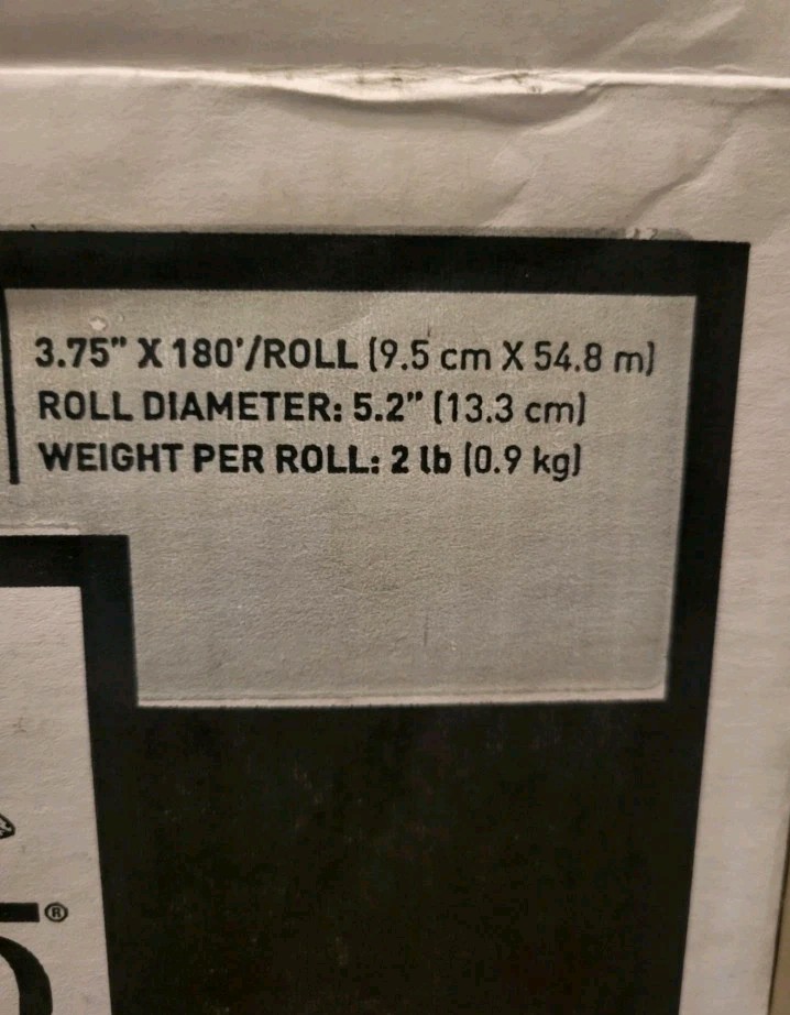 Stego Tape Red (3.75" x 180' ) - New Box of 12 Rolls - 🔥 BEST PRICE ON EBAY 🤑
