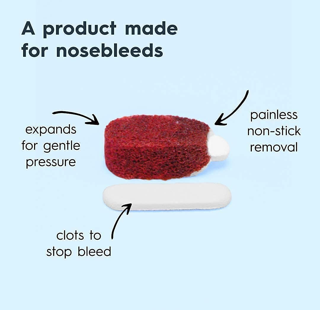 Nampons Nosebleed Plugs - 24 Ct with Clotting Agent, Fast Relief, Medical Grade