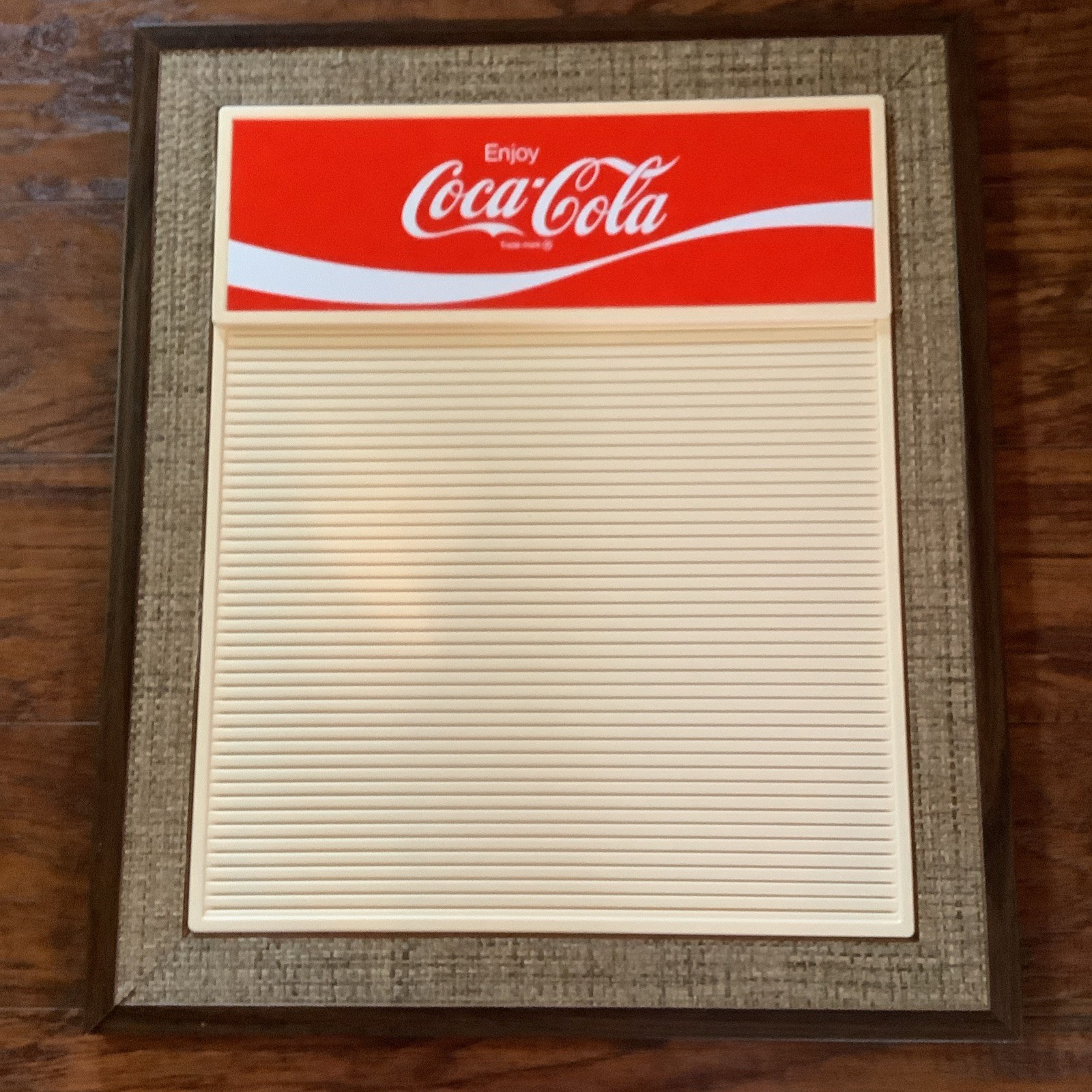 Vintage 1970’s NEW Coca-Cola Menu Board Sign W/ Letters & Numbers NOS