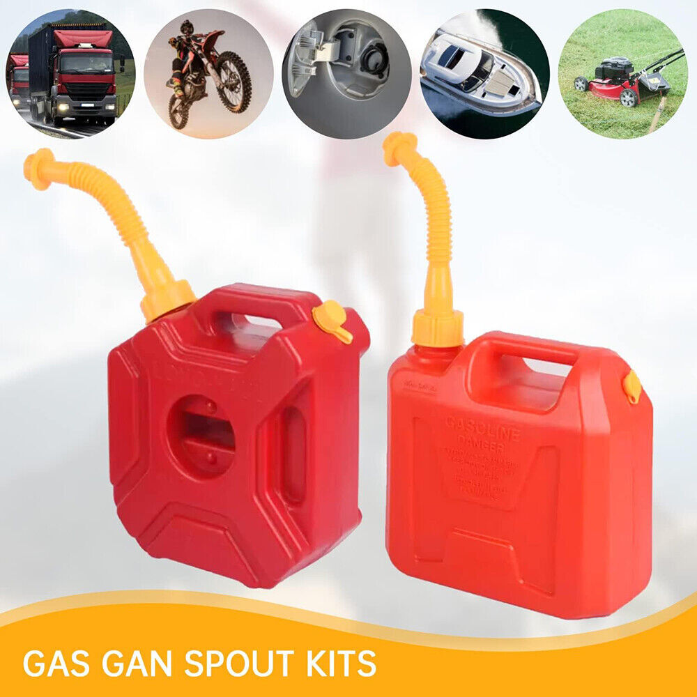 5X Replacement Gas Can Spout Nozzle Vent Kit For Plastic Gas Cans Old Style Caps