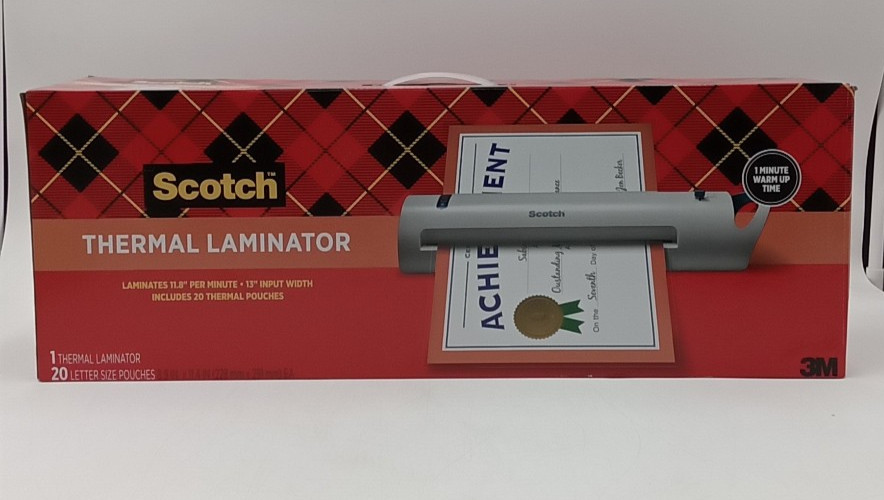 Scotch Thermal Laminator, Extra Wide 13 Inch Input (TL1302Z)