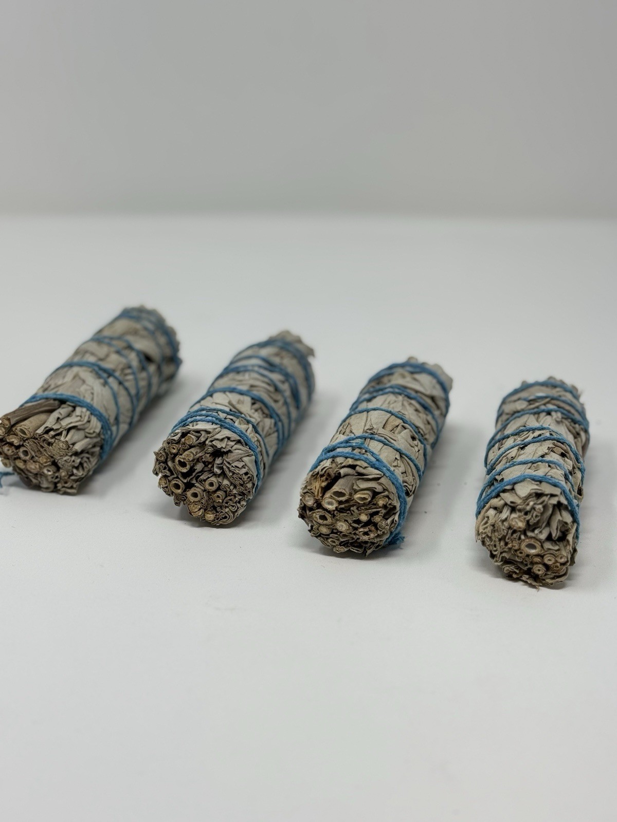 4 Pack White Sage 4” Smudge Stick For Cleansing, Smudging & Meditation
