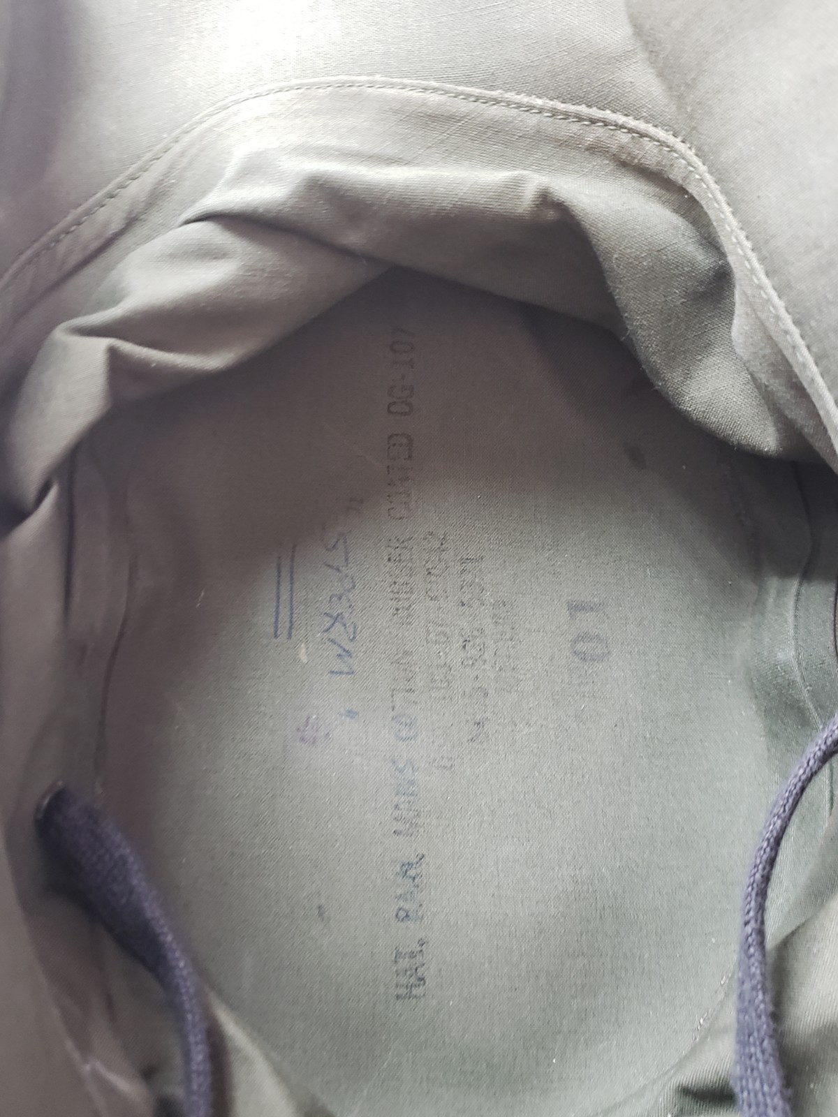 Vietnam Era US Army Rubberized Cotton Rain Hat Boonie Cap OG-107