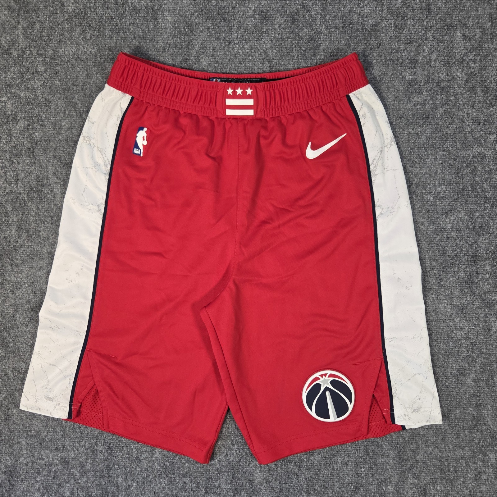 Washington Wizards Nike Shorts Mens 38 Length +2 Vaporknit Basketball NBA