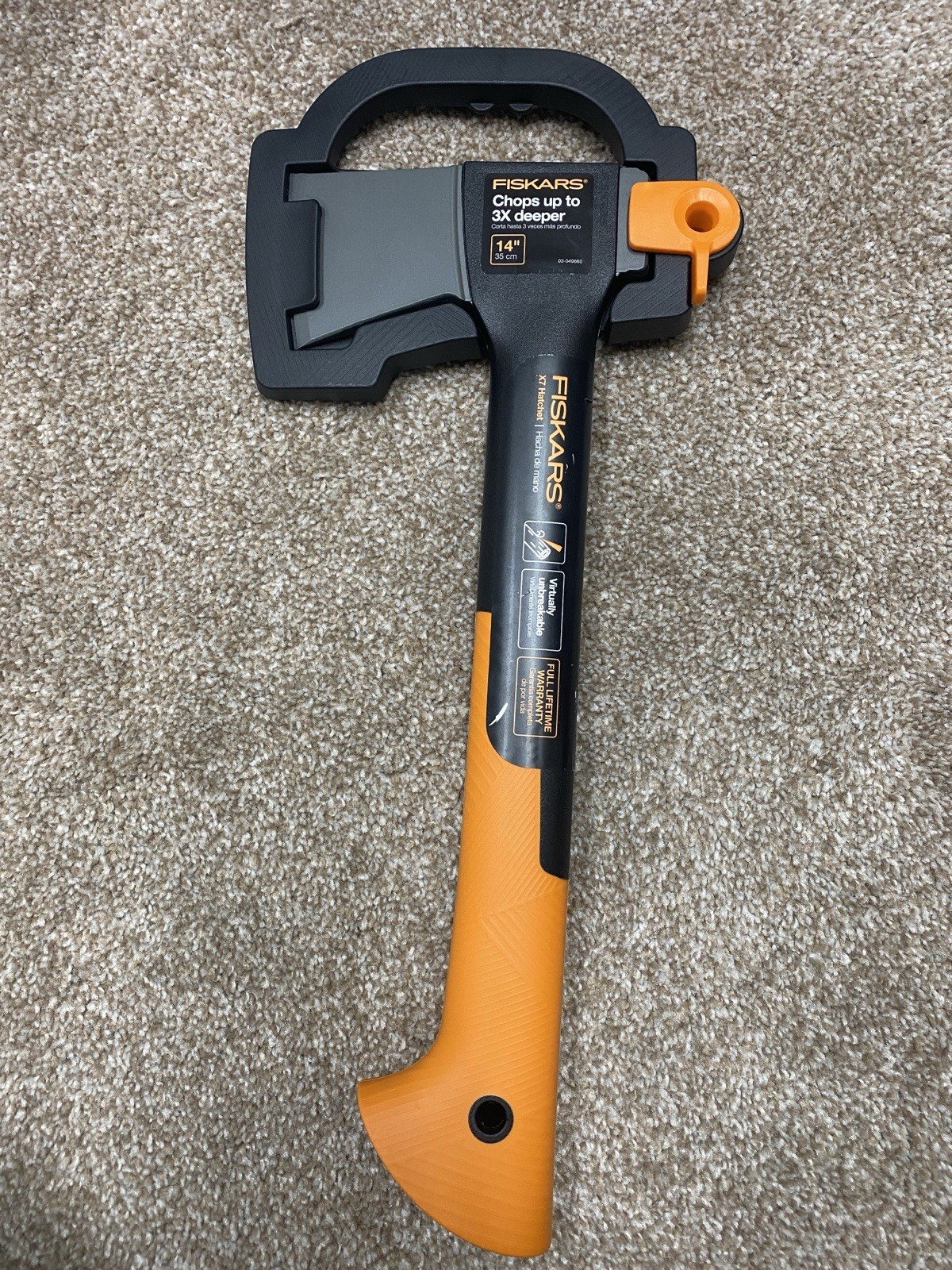 Fiskars Tools 14'' Hatchet Black/Orange Model #7850