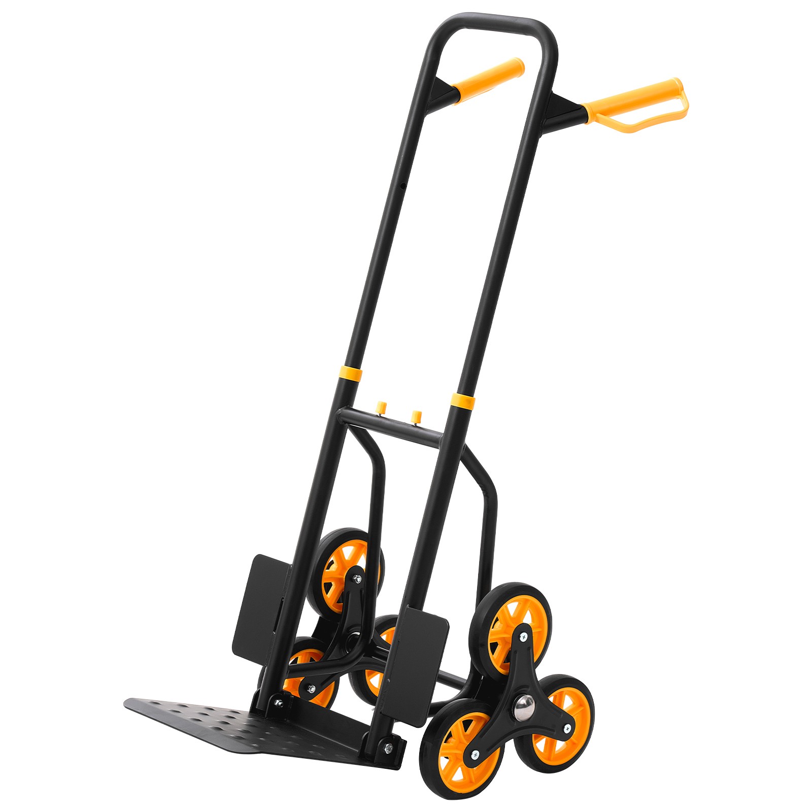 Uimoso Stair Climbing Trolley Cart with 330 lbs Capacity,6 Wheels & 2 Ropes