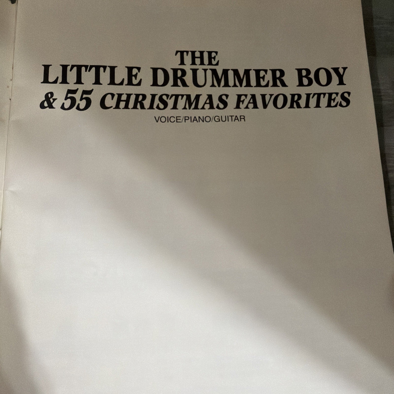 The Little Drummer, Christmas Boy And 55 Christmas Favorites Sheet Music Book