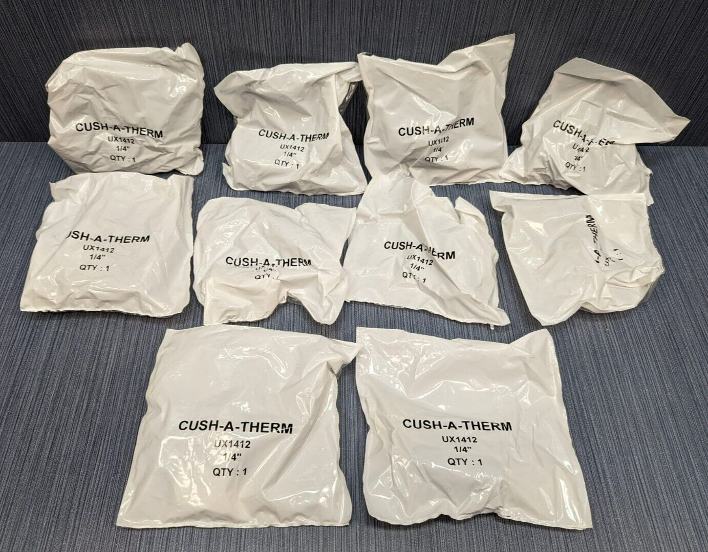 Lot of 10 Cush-A-Therm 1/4" UX1412 Line Clamps