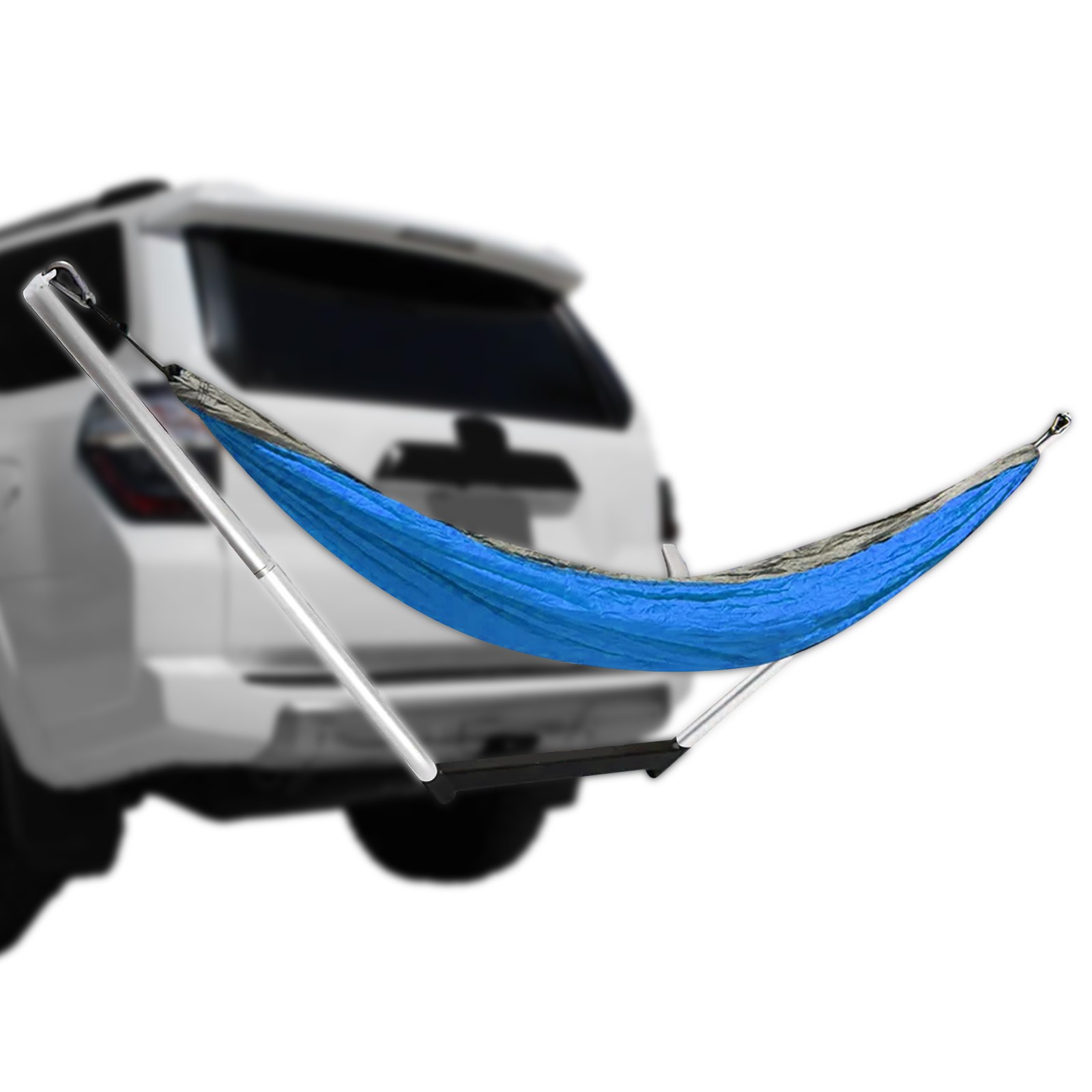 Trailer Hitch Mount Hammock Stand For 2" Receiver Universal 300LBS up to 114"