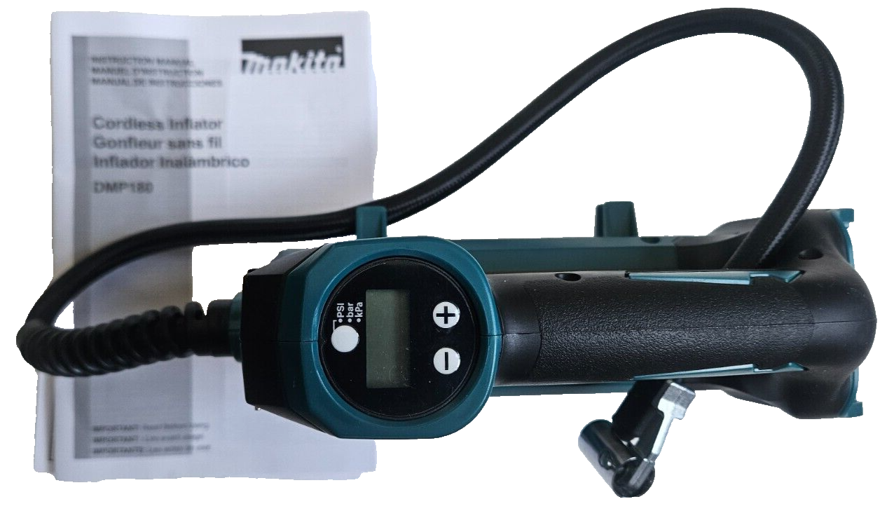 Makita DMP180ZX 18V Lithium-Ion Cordless Inflator, Bare Tool Only