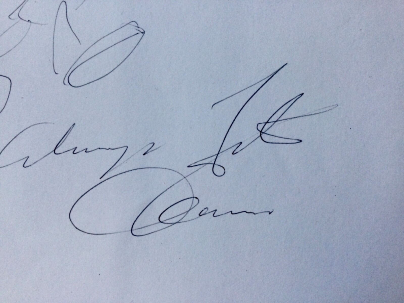 FATS DOMINO 1928-2017 rare hand drawn sketch signed.