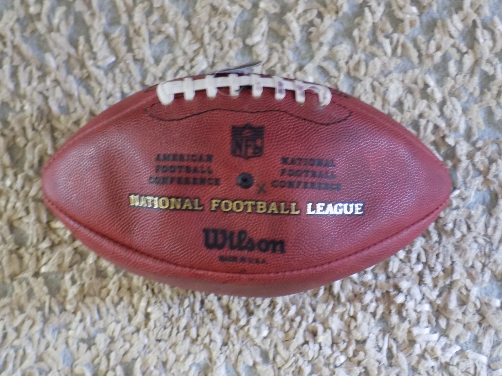 The Duke NFL Wilson Sporting Goods Football Tagliabue Goddell RARE ERROR