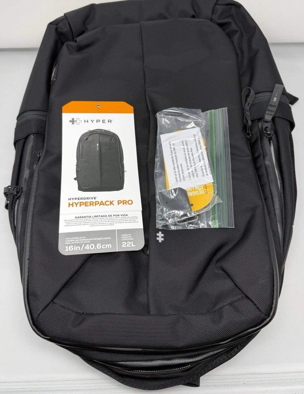 HyperPack Pro Backpack with built-in Apple® Find My™ Support