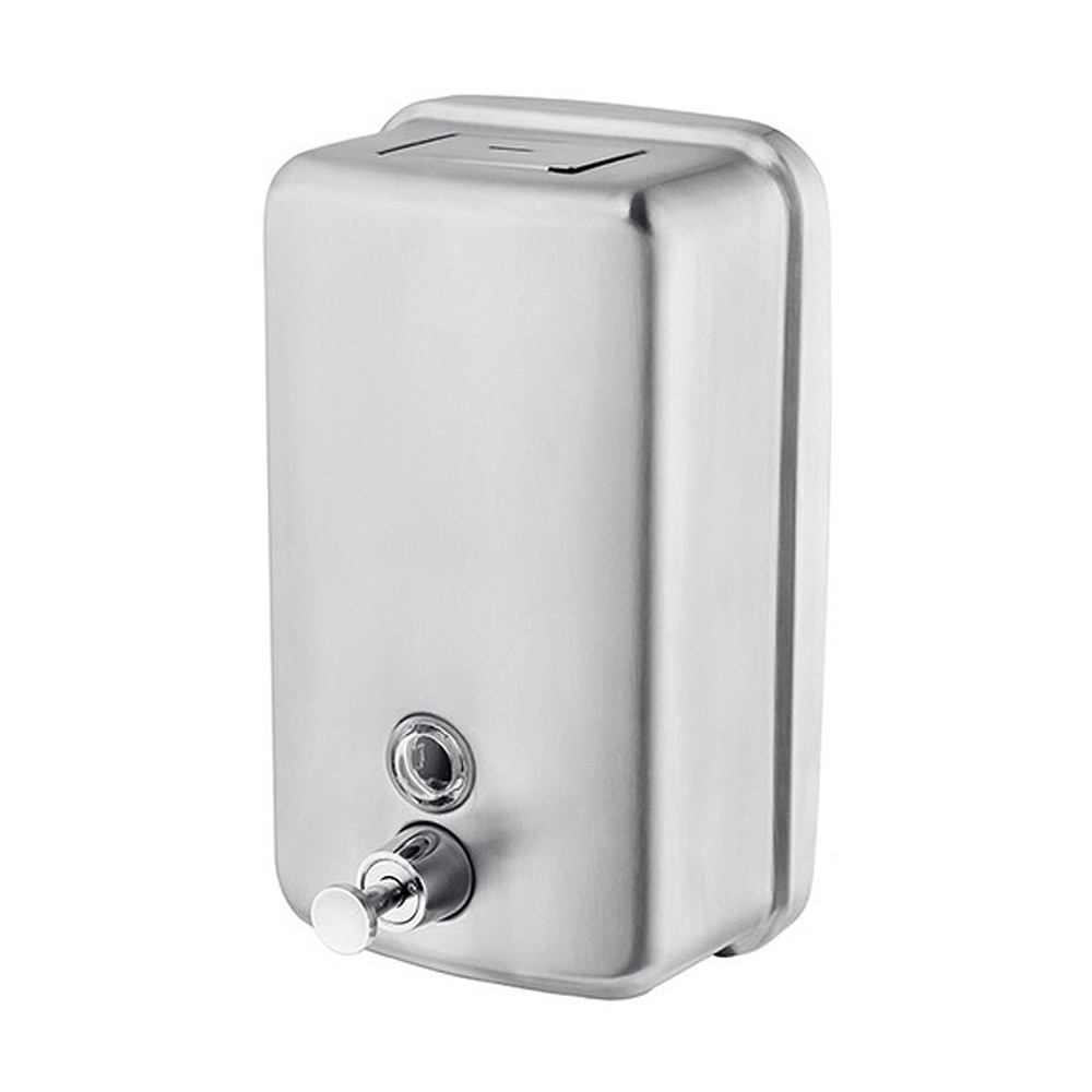 1200ml 40oz Manual Wall-Mount 304 Stainless Steel Hand Liquid Soap Gel Dispenser