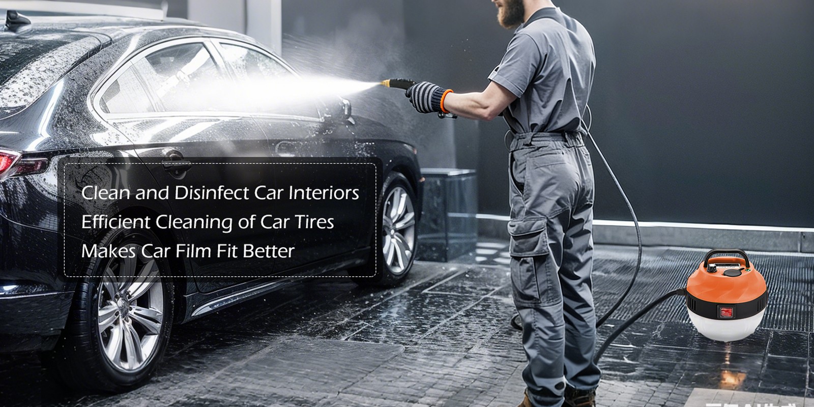 3800W High Pressure Steam Cleaner Household Car Steam Cleaner Cleaning Machine